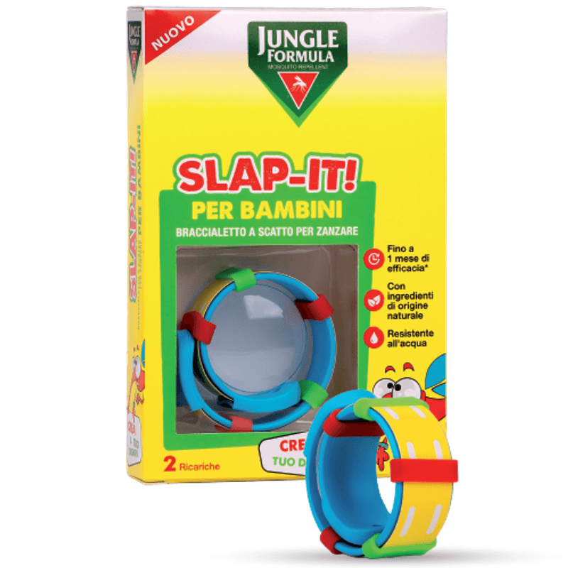 Jungle Slap-it braccialetto a scatto antizanzare per bambini (1 pz...