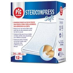 Pic Stericompress Soft Garza TNT 10 x 10 cm Medicazioni 100 Pezzi **