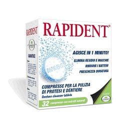 Rapident Compresse per protesi 32 Pezzi **