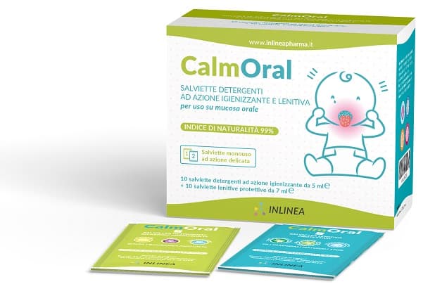 CalmOral Salviette detergenti igienizzanti e lenitive 20 pezzi
