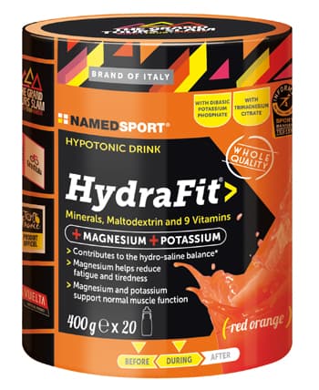 Named Sport Hydrafit Polvere Integratore energetico arancia rossa 400 gr