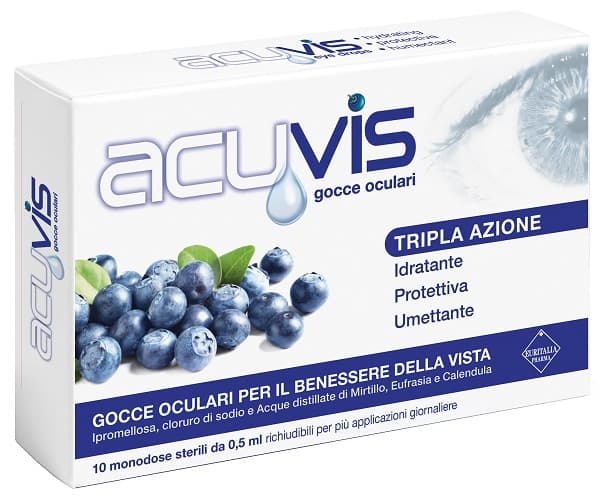 Acuvis Gocce Oculari 10 Flaconi **
