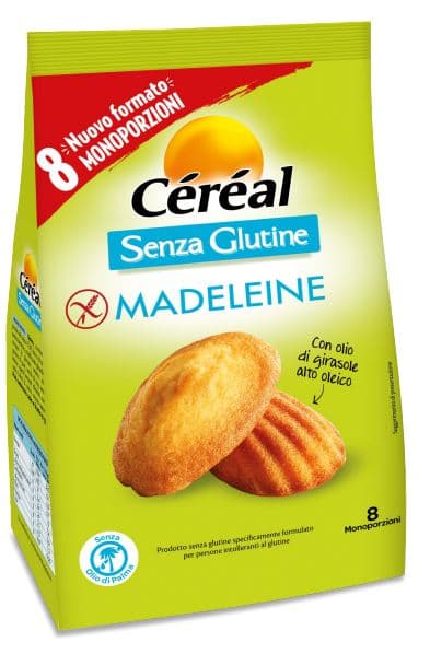 Céréal madeleine senza glutine 8 monoporzioni