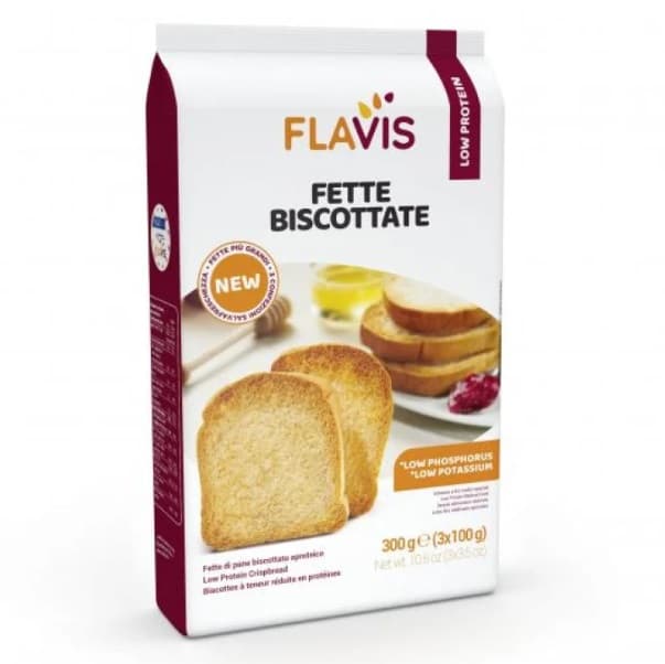 Mevalia Flavis Fette Biscottate aproteiche senza glutine 300 gr