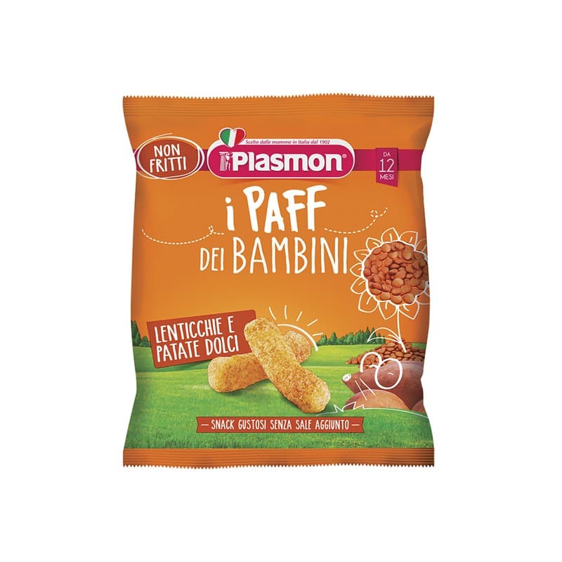 Plasmon - Plasmon Dry Snack Paff Lenticchie-patata Dolce 15 G