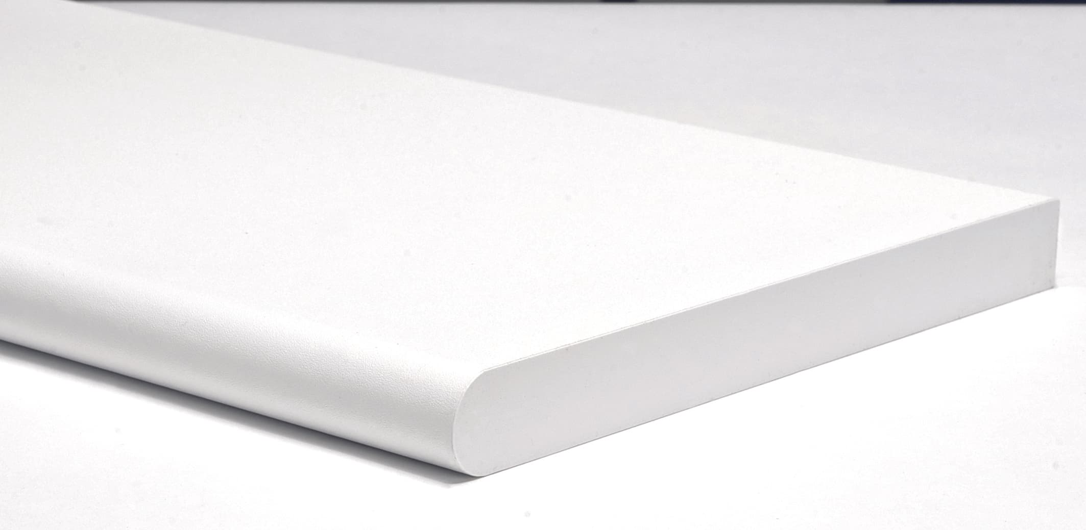 MENSOLA MURALE STONDATA Col. Bianco cm. 80x20x1,8 -