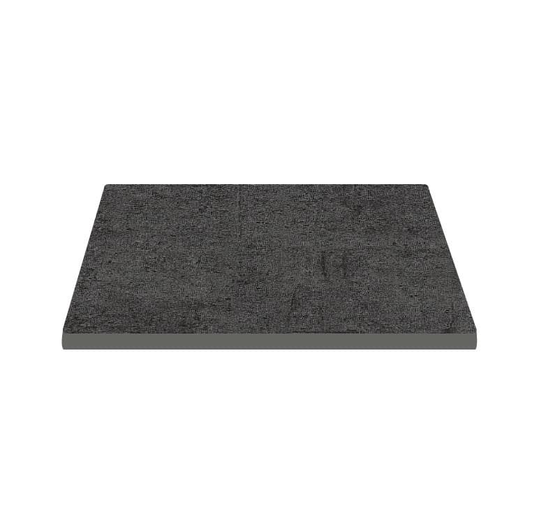 Piano quadrato in stratificato HPL metallic, 700x700 mm, spessore 10 mm