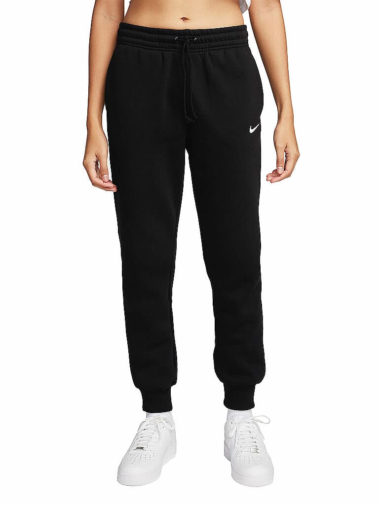 NIKE Pantaloni da jogging da donna Sportswear Phoenix Fleece nero | XL