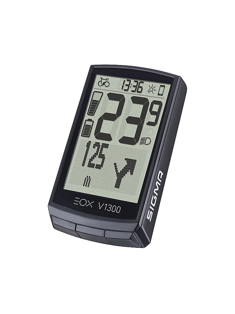 SIGMA E-Bike Computer EOX VIEW 1300 nero