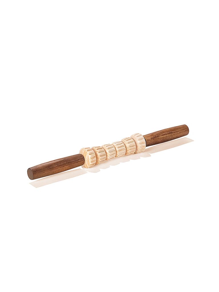 STYLEHOLZ Bastone per fascia Woddstick Mini scanalato marrone chiaro