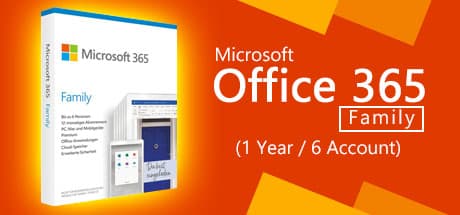 Microsoft 365 Family (1 Year / 6 Account)