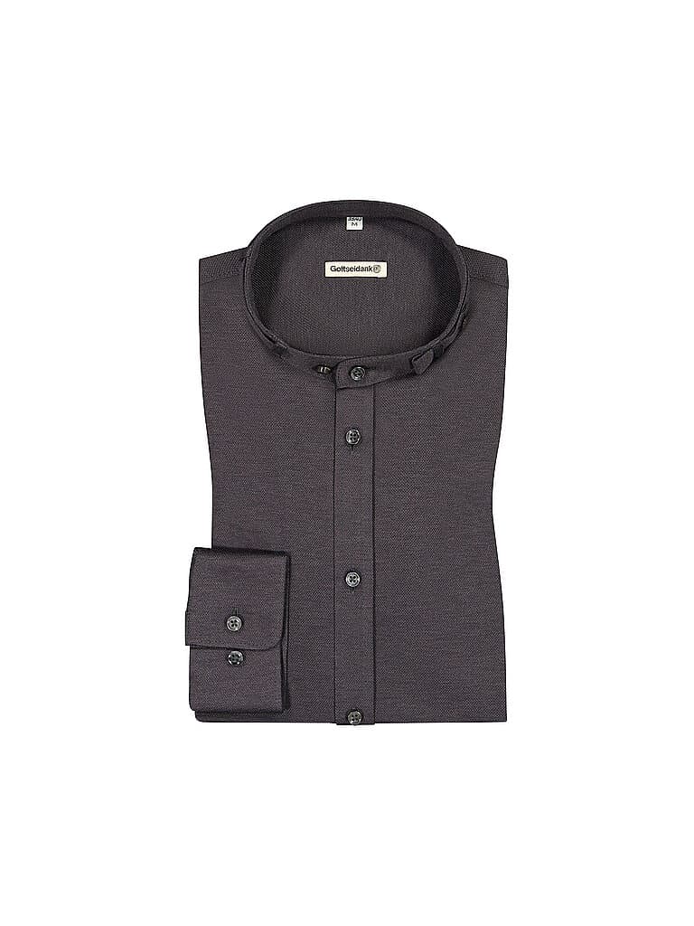 GOTTSEIDANK Camicia tradizionale LENZ grigio | S