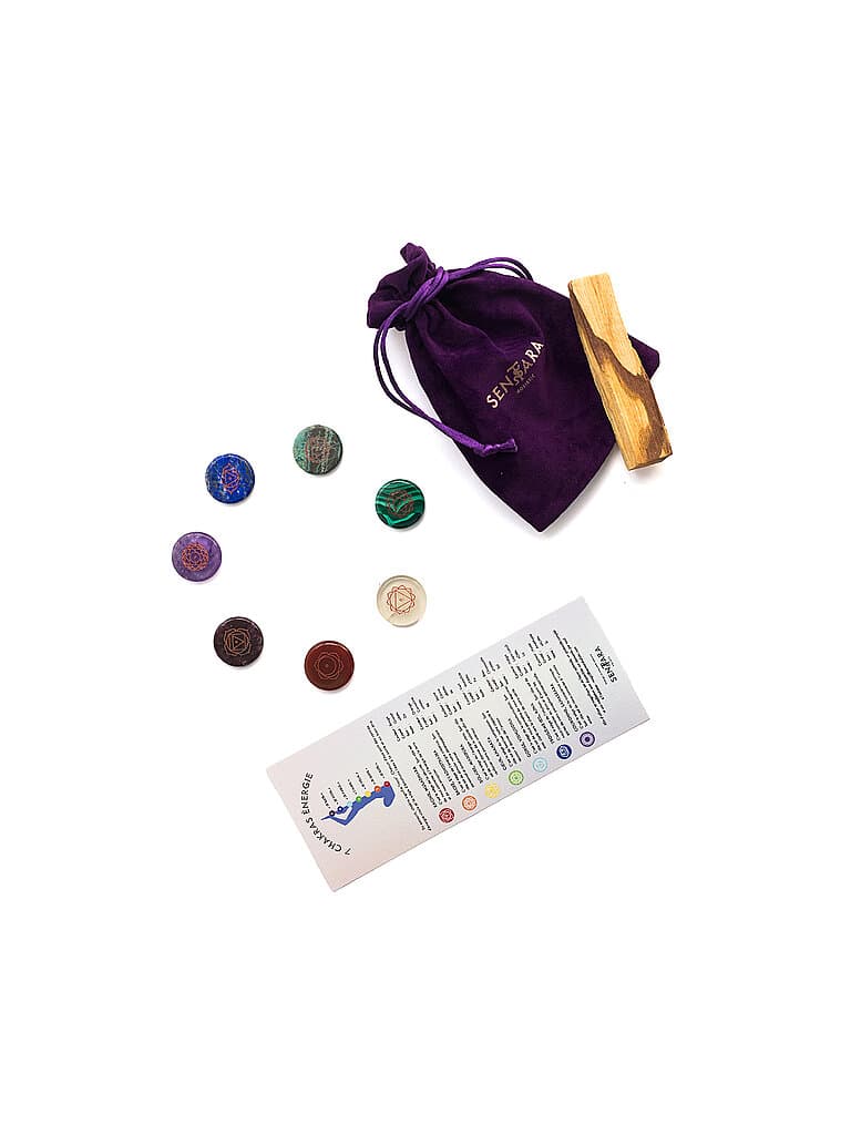 SENTARA Cristalli ENERGIA CHAKRA 7 pezzi multicolore