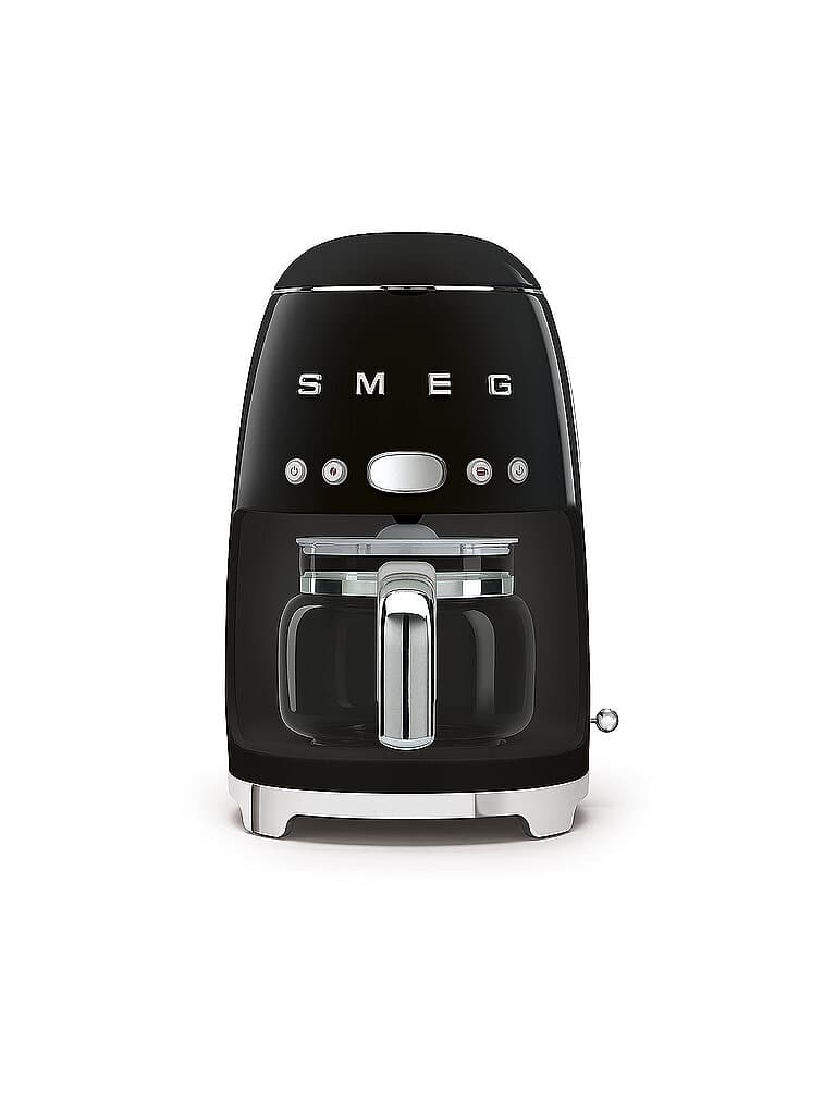 SMEG Macchina da caffè filtro stile retrò anni '50 Nera DCF02BLEU nero
