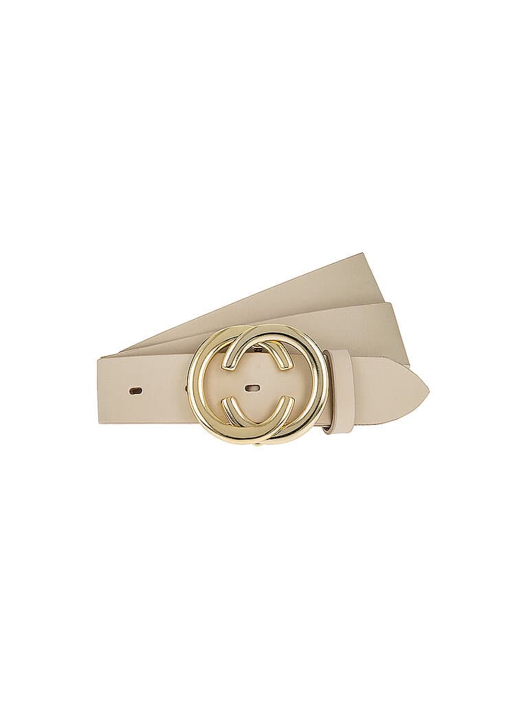 VANZETTI Cintura in pelle crema | 85