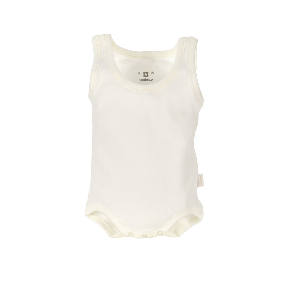 Body Canottiera Interlock Taglia 24 Beige Unico Cambrass