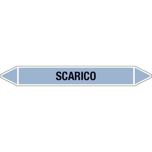 CART. ADESIVO SCARICO,