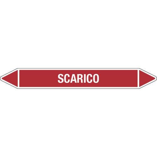 CART. ADESIVO SCARICO,