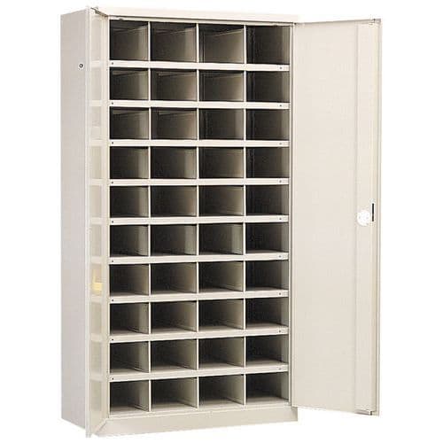 Armadio Officina Grigio Chiaro Hxp=1950X440Mm, 40 Scomparti,