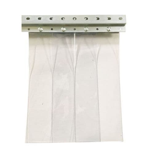 Kit porta flessibile a strisce 200mm supporto 3 m H 2m,
