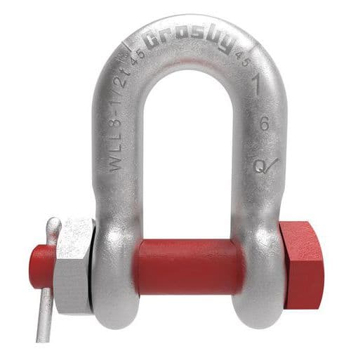 Grillo dritto imbullonato, coppiglia HR - portata 1500 kg,