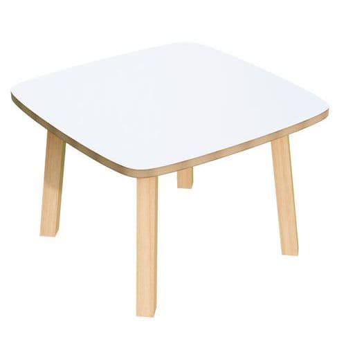 Tavolo basso Woody bianco,