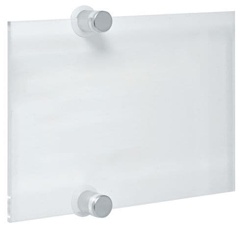 Crystal Sign - targa per porta A5 orizzontale,