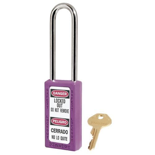 Lucchetto Zenex ®chiavi diff. blocco estraz. chiave Viola,