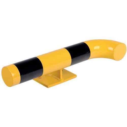 Barriera bassa acciaio angolo 90° sx int Ø76mm L 500mm,