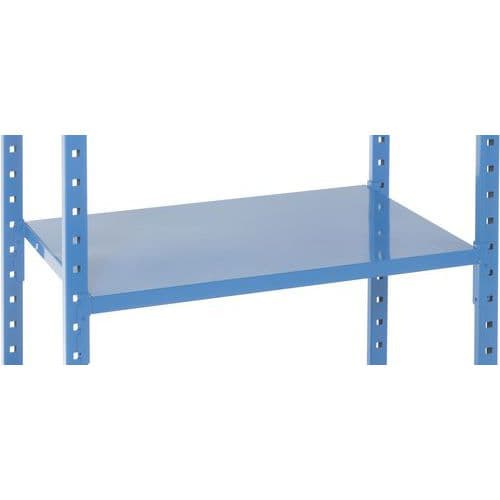Ripiano Combi-Plus lamiera piena LxP 1010x800 blu,