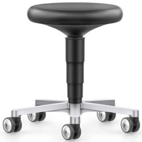 Sgabello per camere bianche con rotelle - BIMOS,