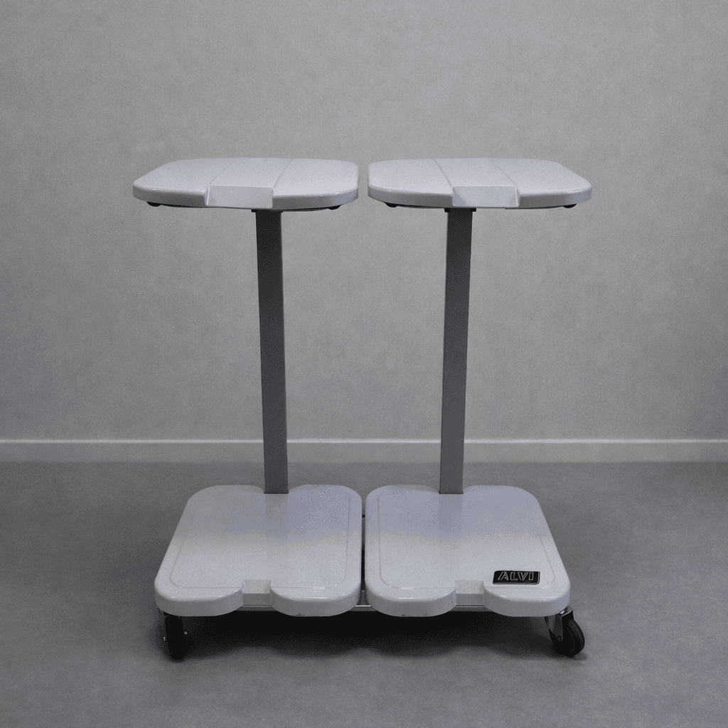Carrello Portasacchi Biancheria o Rifiuti a due bocche 3835 CR