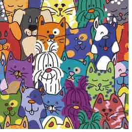 PLAID STAMPA DIGITALE PETS 70X90 VARIANTE 5