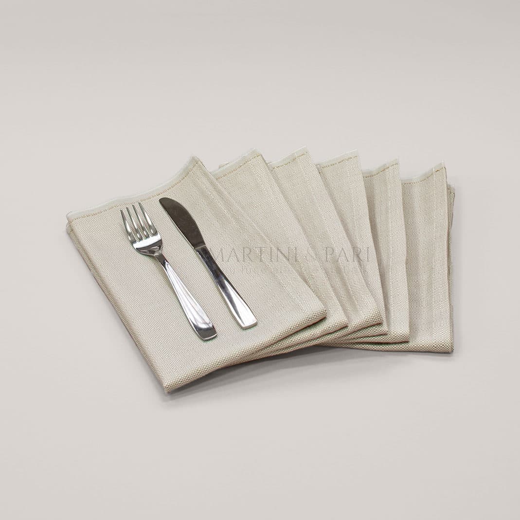 BAKERY Tovagliolo Cotone 50 x 50 Sabbia Made in Italy