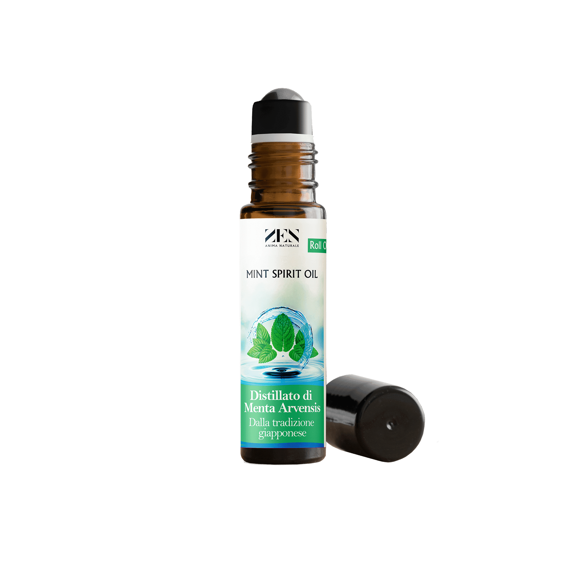 Mint Spirit Oil - Roll-On / Olio Eudermico Di Menta Arvensis - 10 ml