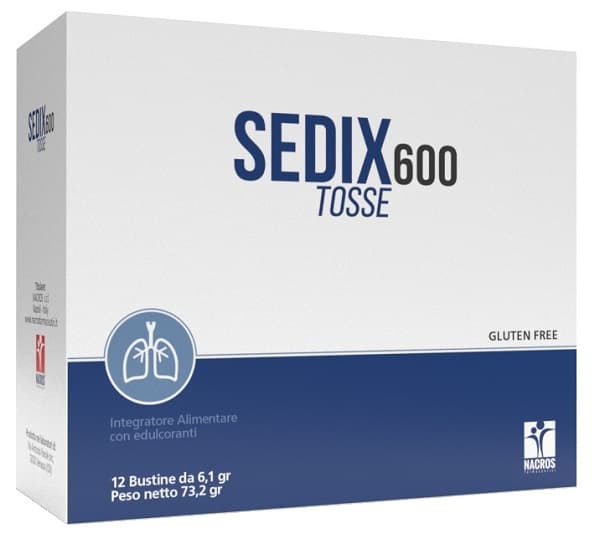 Sedix 600 Tosse 12 Bustine