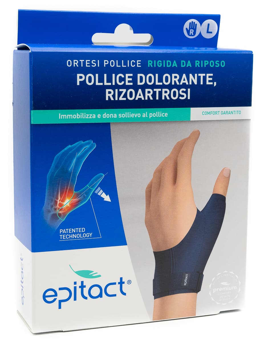 Epitact Ortesi Pollice Rigida Da Riposo Mano Destra Taglia L