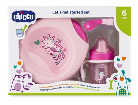 Chicco Set Pappa Piatto Cucchiaio E Tazza 6m+