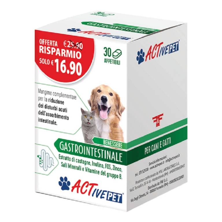 Active Pet Benessere Gastrointestinale 30 Compresse