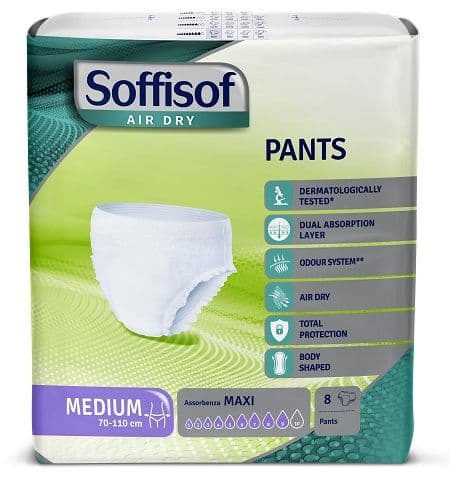Soffisof Air Dry Pants Maxi Taglia M 8 Pezzi