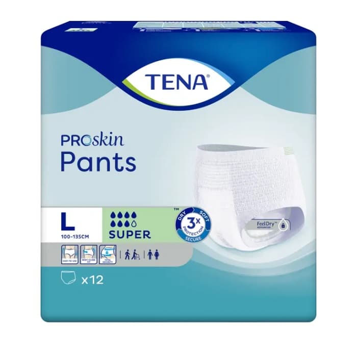 Tena Pants Slip Assorbente Super Taglia L 12 Pezzi