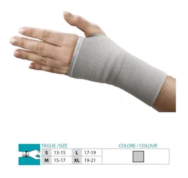 Orione Ref. 210 Polsiera Manopola Tessuto Grigio Taglia Xl 1 Pezzo