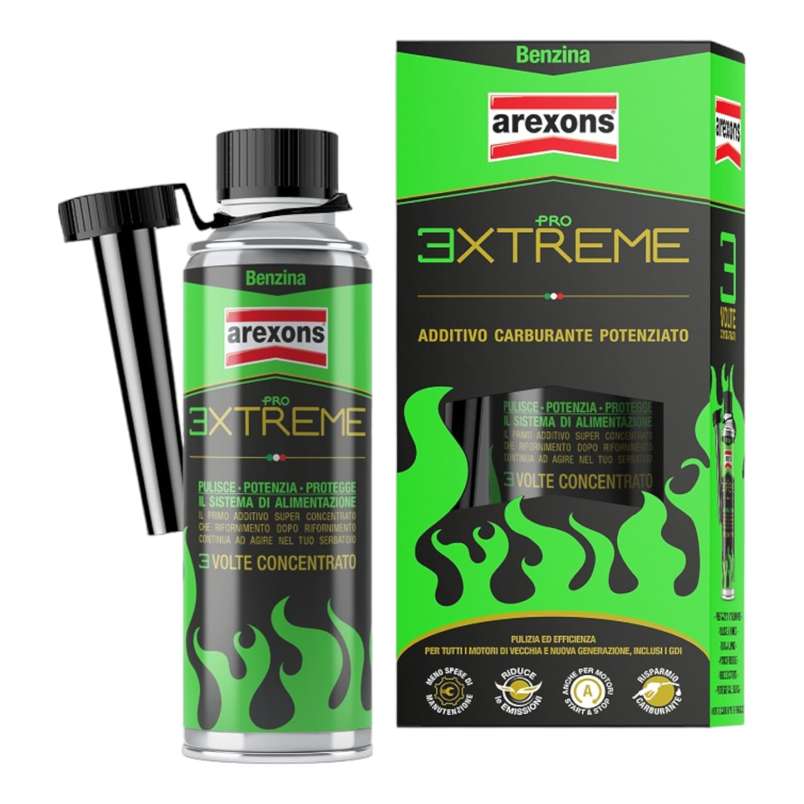 Additivo Pro Extreme Benzina, 325 Ml, Adatto Per Tutti Motori Benzina