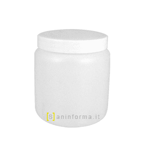 Vasetto Bianco Tappo a vite cc 500