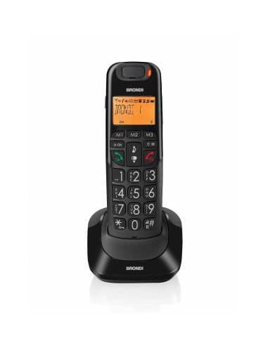 Telefono Cordless Brondi Bravo Bright Nero
