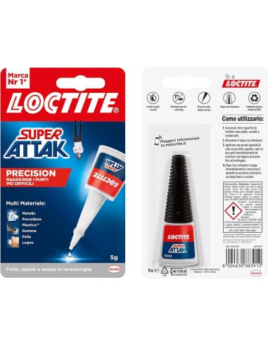 COLLA SUPER ATTAK LOCTITE 5 GRAMMI