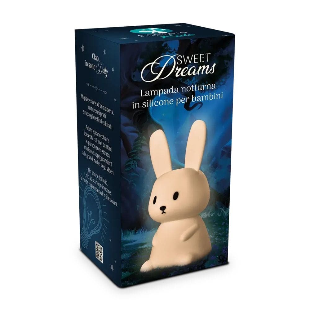 Paladin Pharma Sweet Dreams Coniglietta Lampada Notturna in Silicone per Bambini, 1 Pezzo