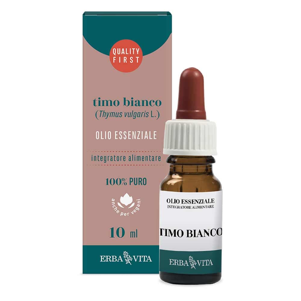 Erba Vita Oli Essenziali -  Olio Essenziale Timo Bianco, 10ml