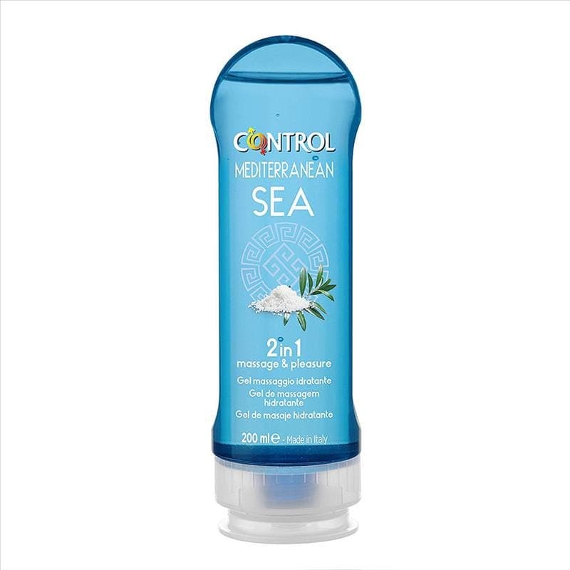 Control Mediterranean Sea 2 In 1 Gel Massaggio Idratante, 200ml