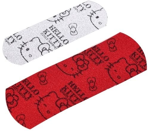 Take Care Hello Kitty - Cerotti Glitterati Fantasia per Bambini, 12 Pezzi